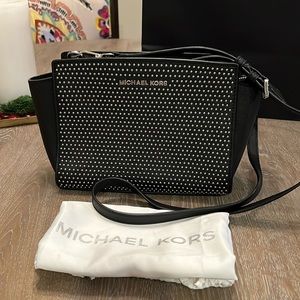 Micheal Kors studded shoulder bag